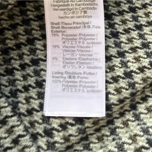 NWT Madewell Oversized Knit Blazer in Houndstooth Size M - Picture 11 of 12